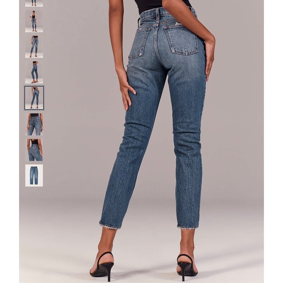 A&F High Rise Mom Jeans - Picture 3 of 7